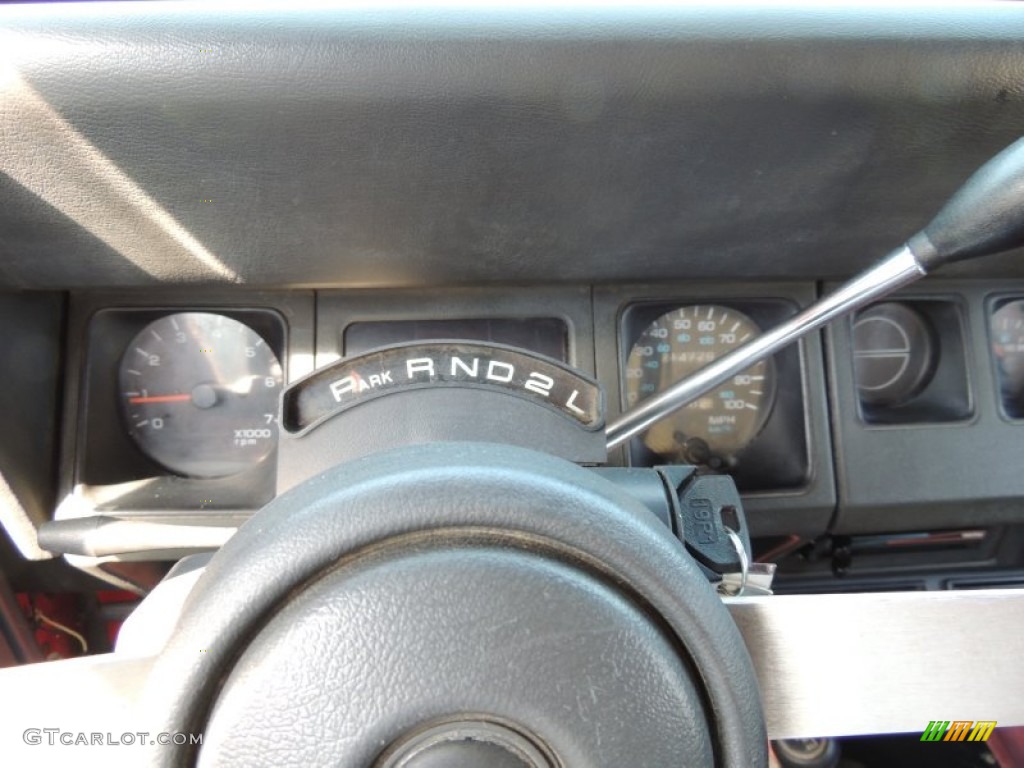 1995 Wrangler S 4x4 - Poppy Red / Gray photo #15