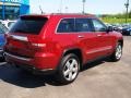 2013 Deep Cherry Red Crystal Pearl Jeep Grand Cherokee Overland 4x4  photo #3