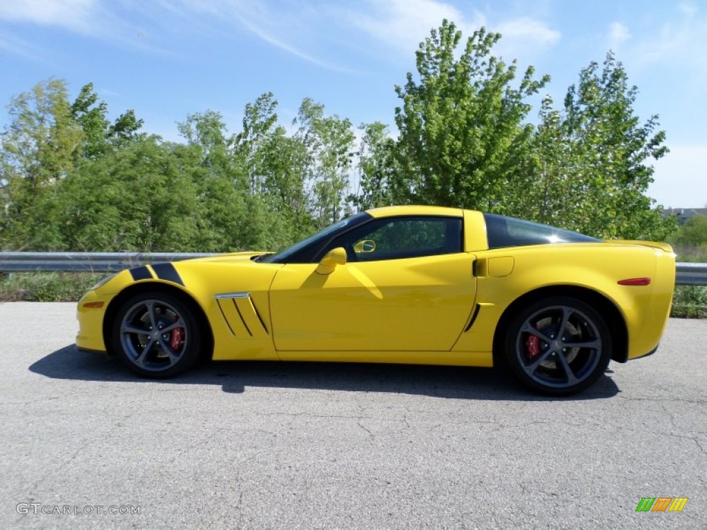 2012 Corvette Grand Sport Coupe - Velocity Yellow / Ebony photo #1