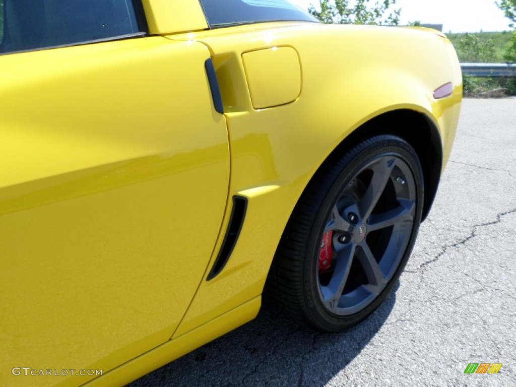 2012 Corvette Grand Sport Coupe - Velocity Yellow / Ebony photo #4