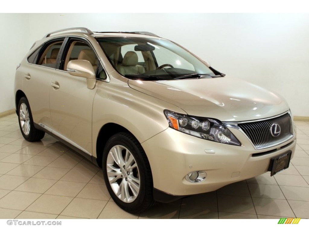 2011 RX 450h AWD Hybrid - Satin Cashmere Metallic / Parchment photo #1