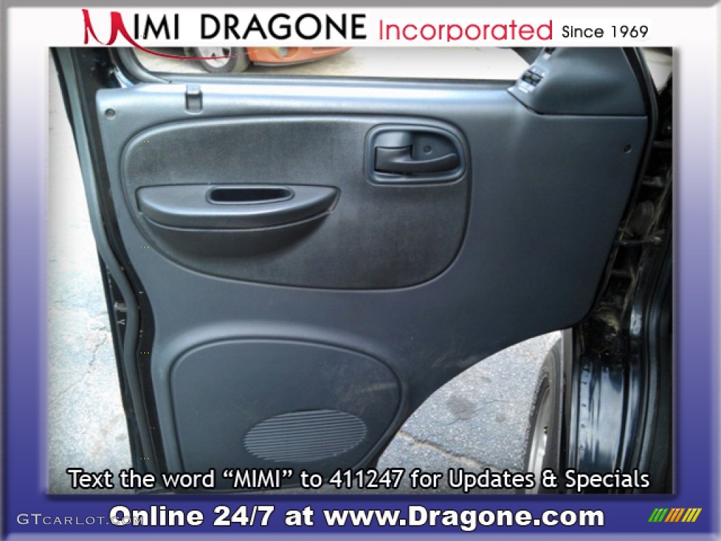 2001 Ram Van 1500 Passenger Conversion - Black / Dark Slate Gray photo #11