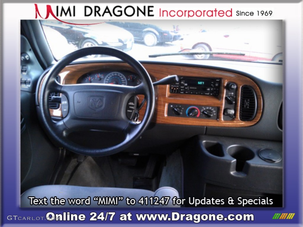 2001 Ram Van 1500 Passenger Conversion - Black / Dark Slate Gray photo #15