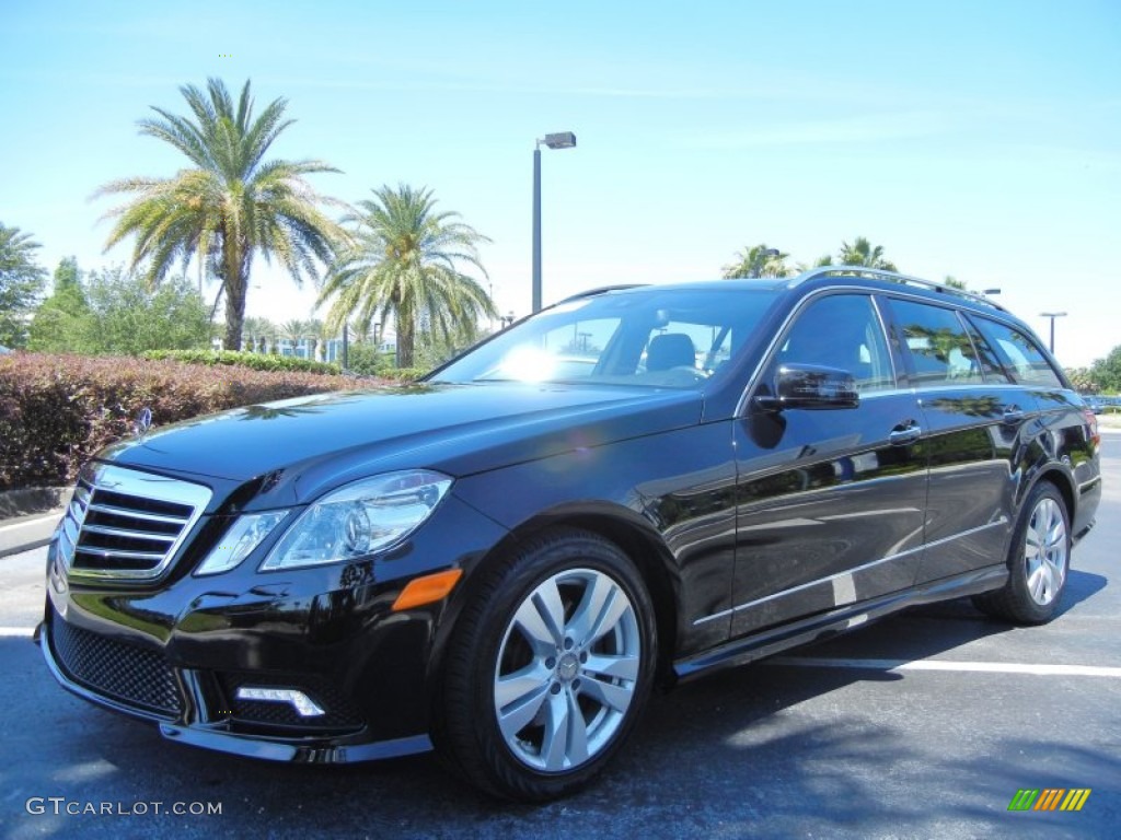 Black 2011 Mercedes-Benz E 350 4Matic Wagon Exterior Photo #81115856