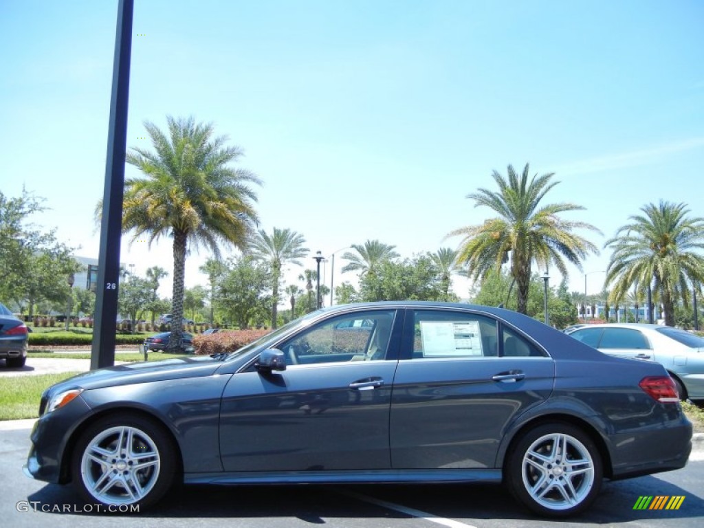 Steel Gray Metallic 2014 Mercedes-Benz E 350 4Matic Sport Sedan Exterior Photo #81116477