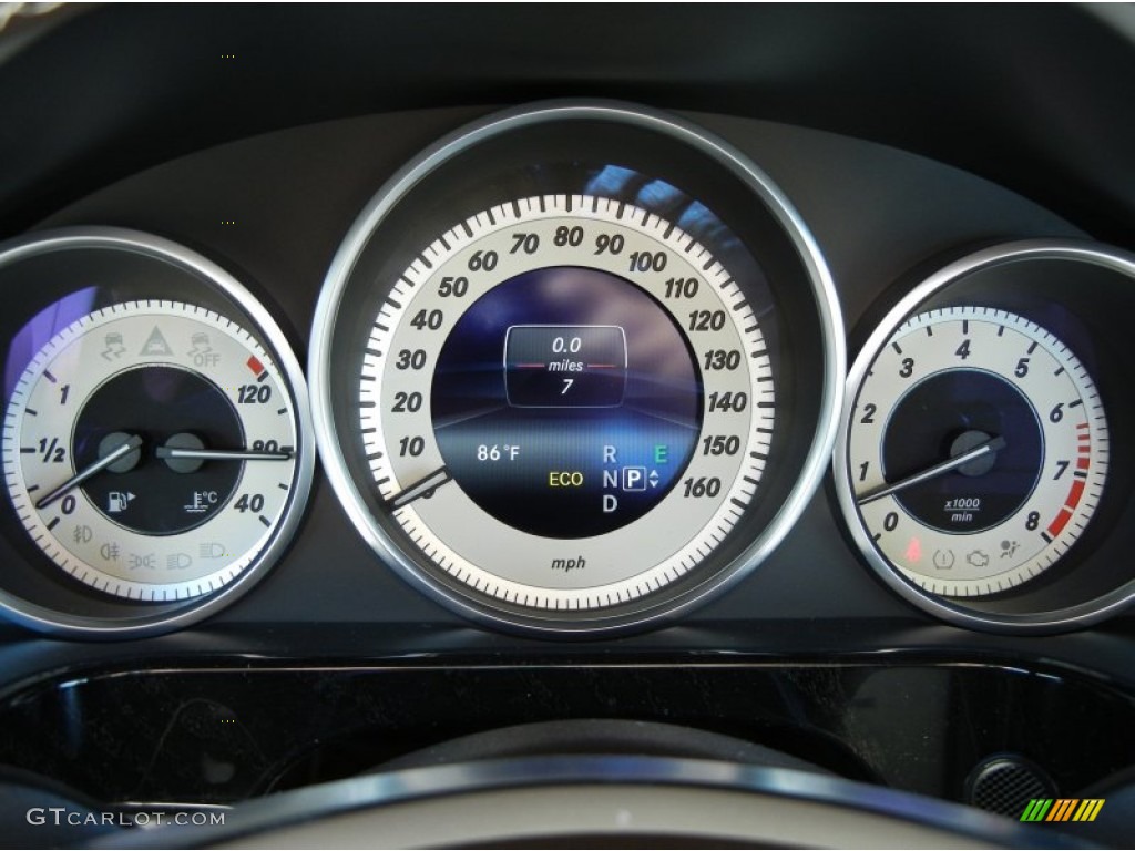 2014 Mercedes-Benz E 350 4Matic Sport Sedan Gauges Photo #81116660