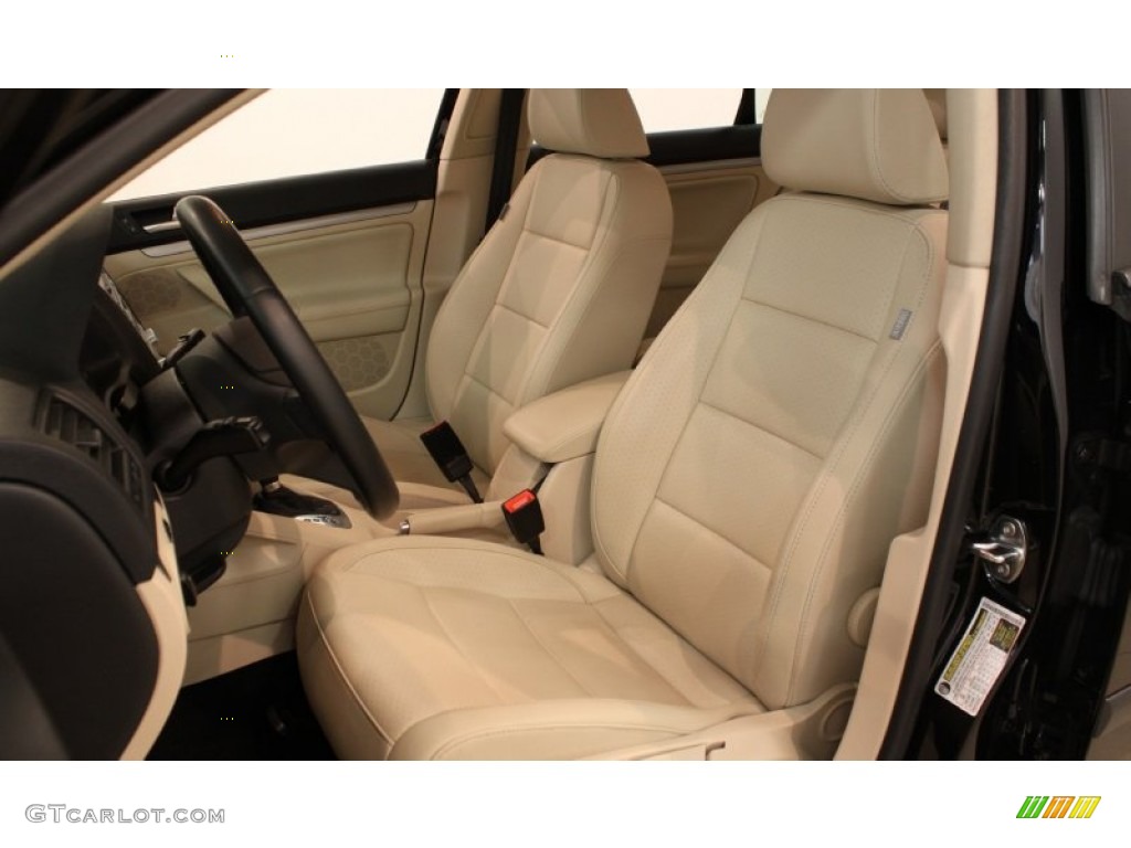 2010 Jetta Limited Edition Sedan - Black / Cornsilk Beige photo #6