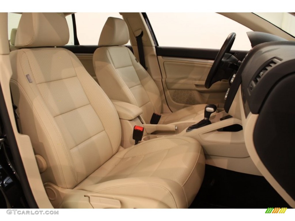 2010 Jetta Limited Edition Sedan - Black / Cornsilk Beige photo #11