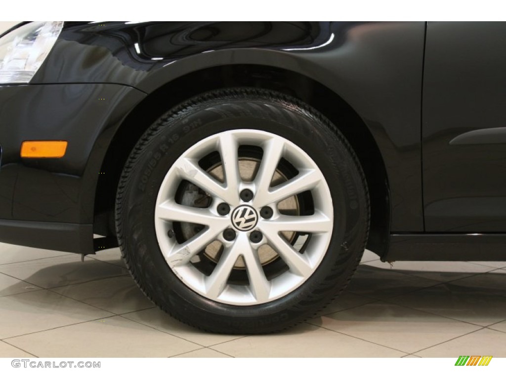 2010 Jetta Limited Edition Sedan - Black / Cornsilk Beige photo #18