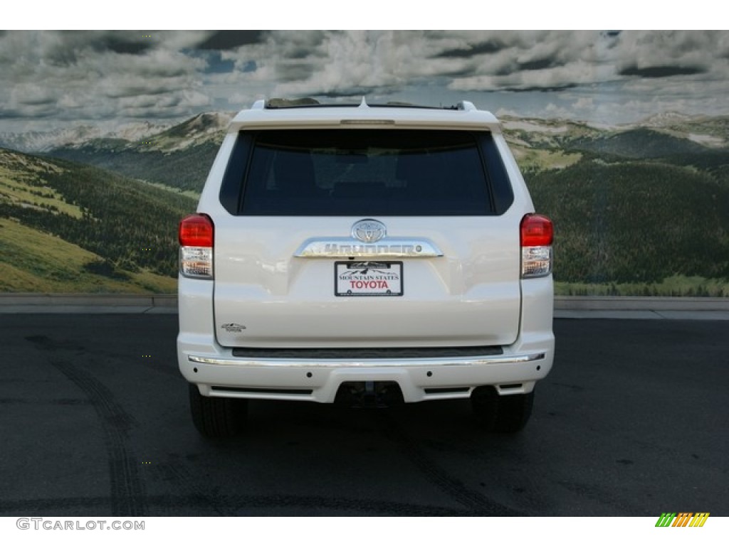 2013 4Runner SR5 4x4 - Blizzard White Pearl / Sand Beige Leather photo #4