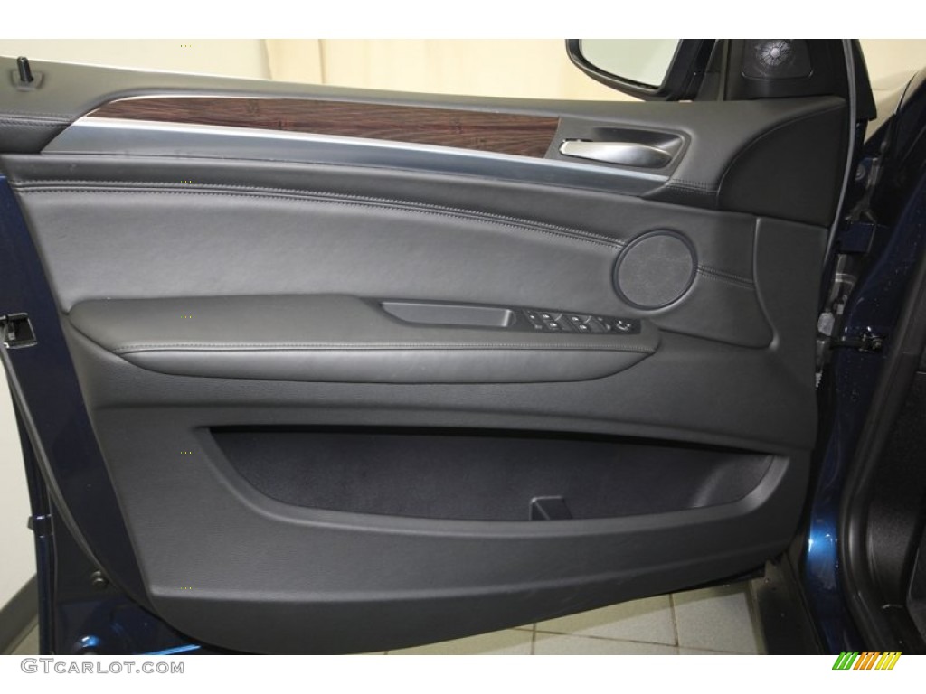 2011 BMW X5 xDrive 50i Black Door Panel Photo #81118076