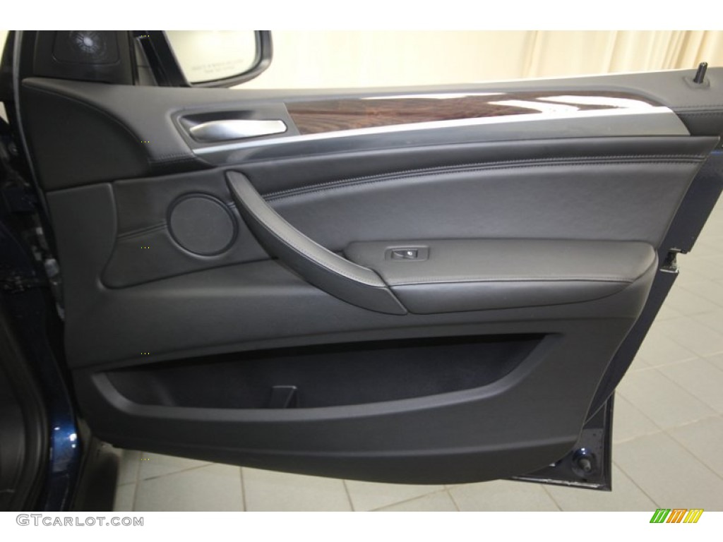 2011 BMW X5 xDrive 50i Black Door Panel Photo #81118616