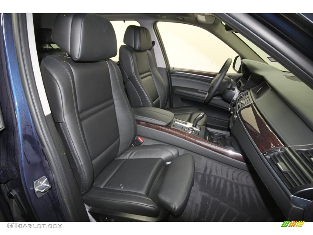Black Interior 2011 BMW X5 xDrive 50i Photo #81118658