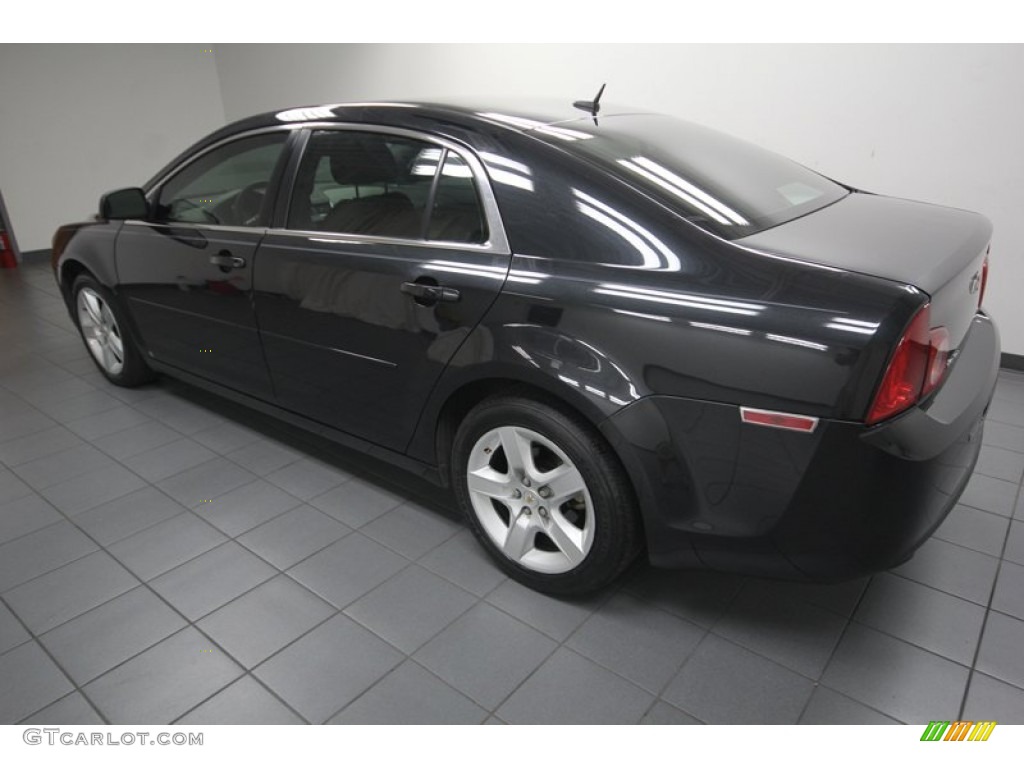 Black Granite Metallic 2009 Chevrolet Malibu LS Sedan Exterior Photo #81118898