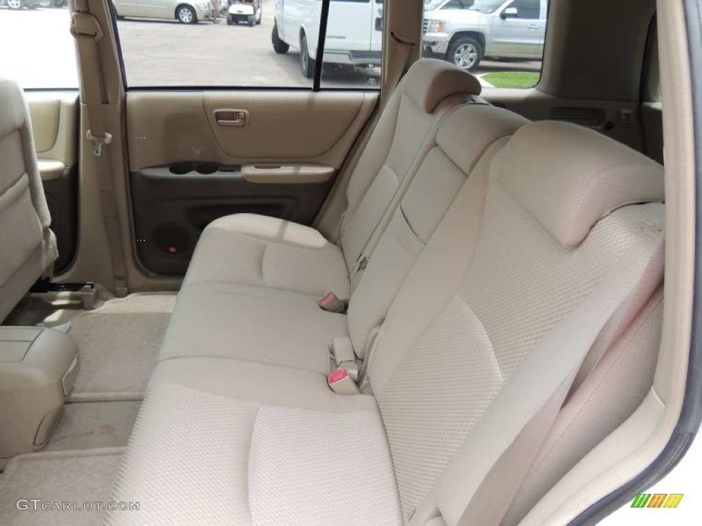 2004 Highlander V6 - Super White / Ivory photo #10