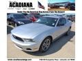 Brilliant Silver Metallic 2010 Ford Mustang V6 Premium Coupe