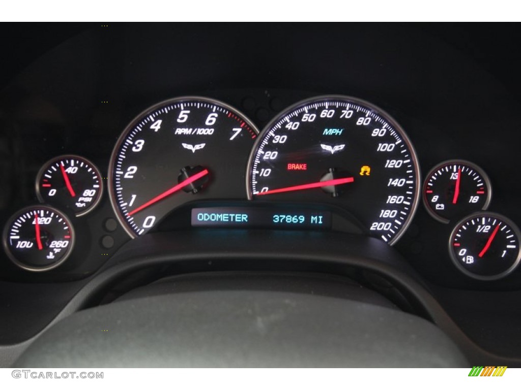 2008 Chevrolet Corvette Coupe Gauges Photo #81120290