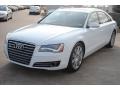 Glacier White Metallic - A8 L 4.0T quattro Photo No. 3