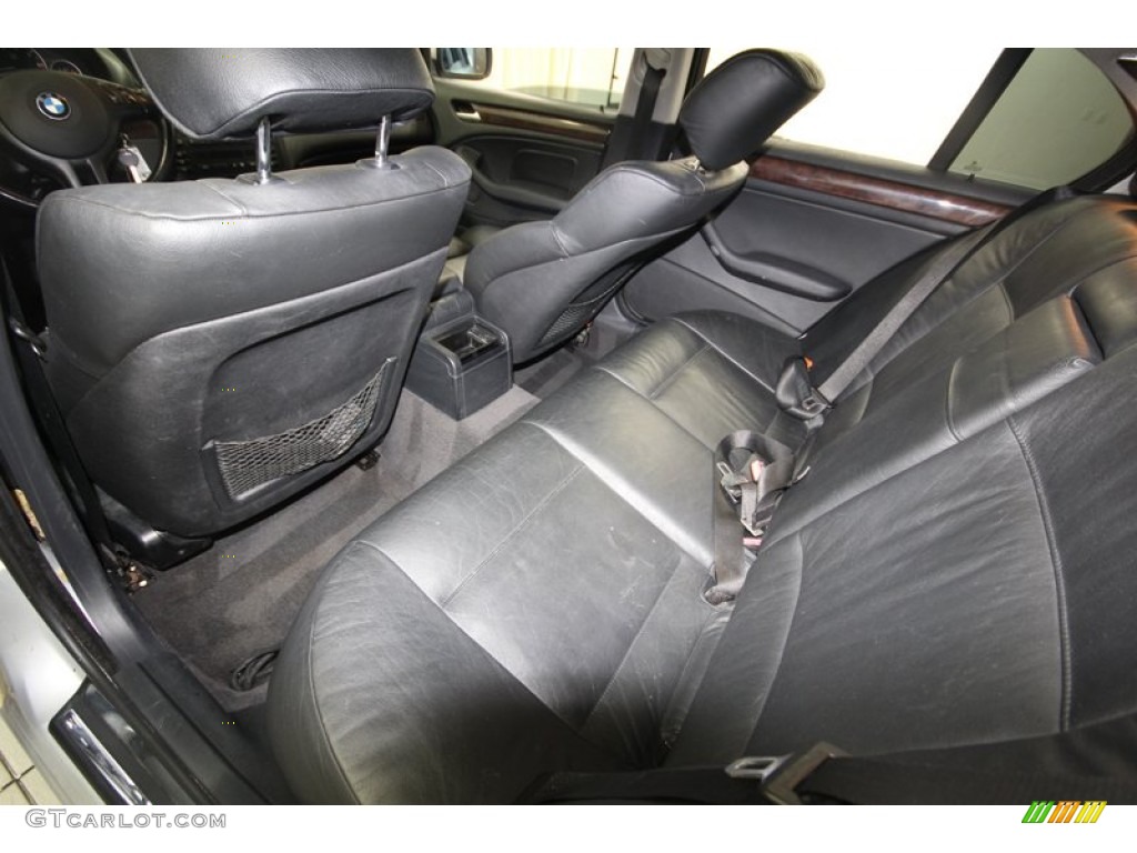 Black Interior 2001 BMW 3 Series 330i Sedan Photo #81120711