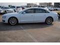 Glacier White Metallic - A8 L 4.0T quattro Photo No. 4