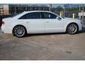 Glacier White Metallic - A8 L 4.0T quattro Photo No. 8