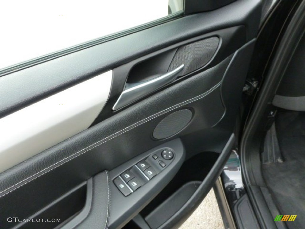 2012 X3 xDrive 28i - Black Sapphire Metallic / Black photo #14