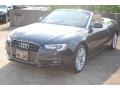 2013 Moonlight Blue Metallic Audi A5 2.0T quattro Cabriolet  photo #3