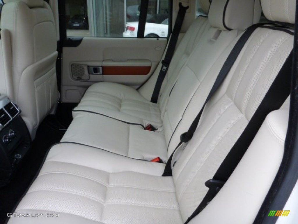 Ivory/Black Interior 2007 Land Rover Range Rover Supercharged Photo #81121550