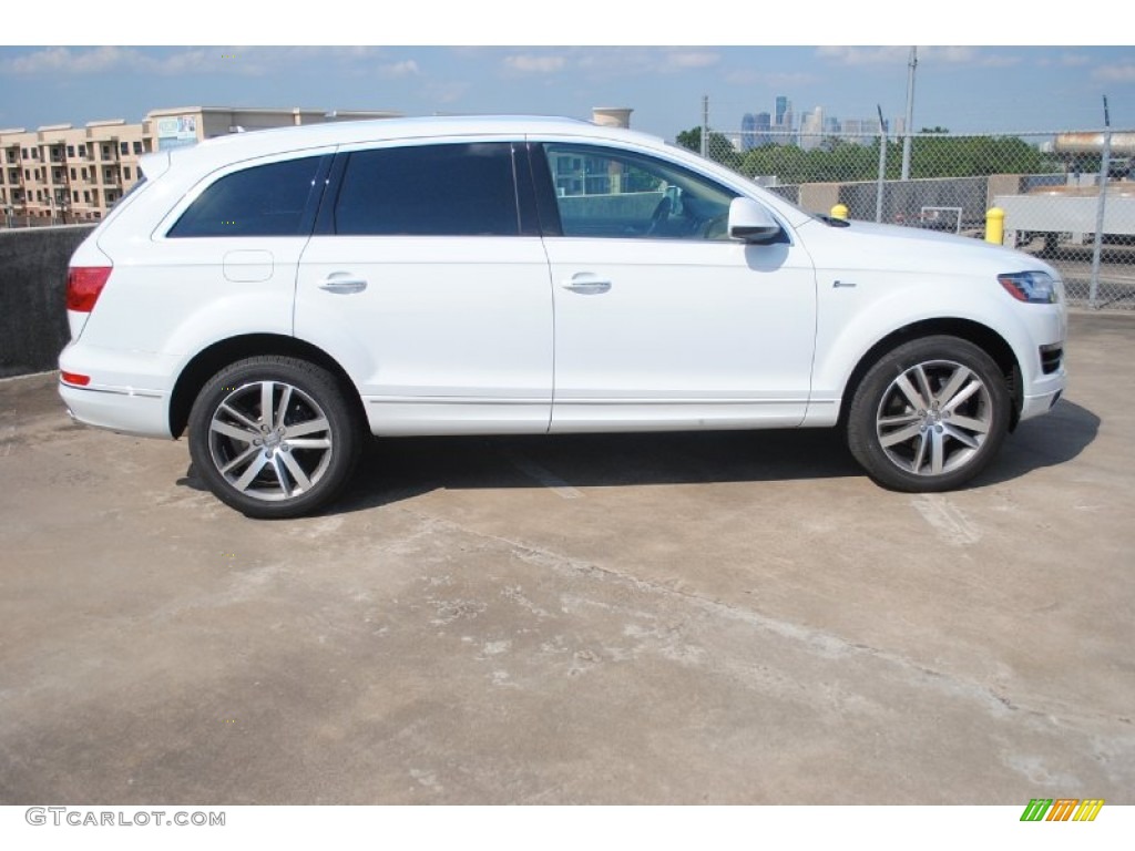 Glacier White Metallic 2013 Audi Q7 3.0 TFSI quattro Exterior Photo #81122065