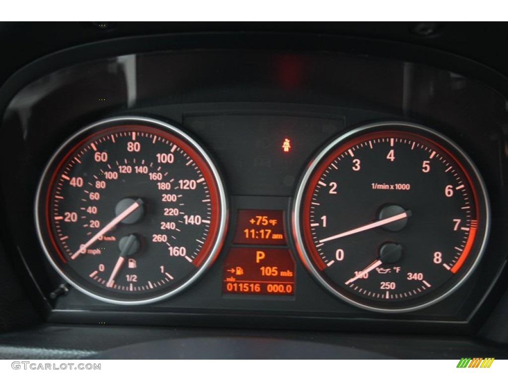 2012 BMW 3 Series 328i Coupe Gauges Photo #81122381