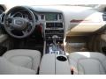 2013 Audi Q7 Cardamom Beige Interior Dashboard Photo