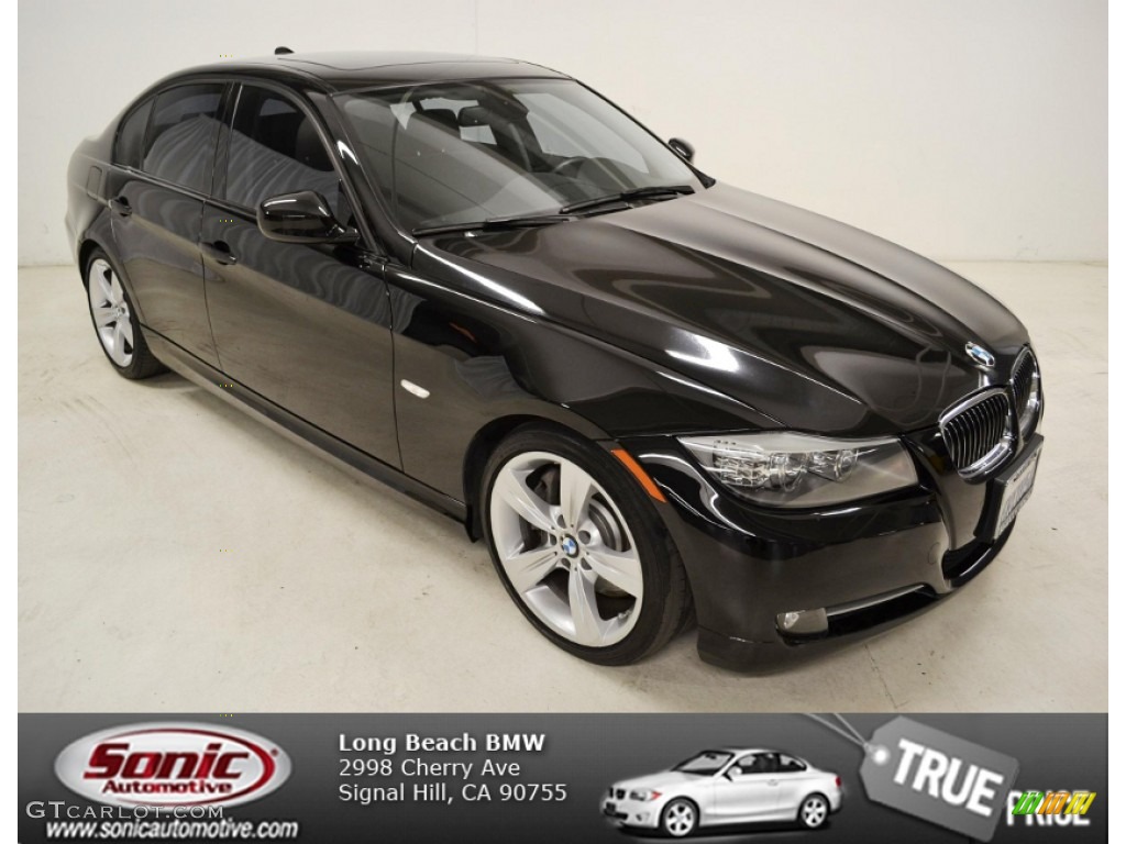2011 3 Series 335i Sedan - Jet Black / Black photo #1
