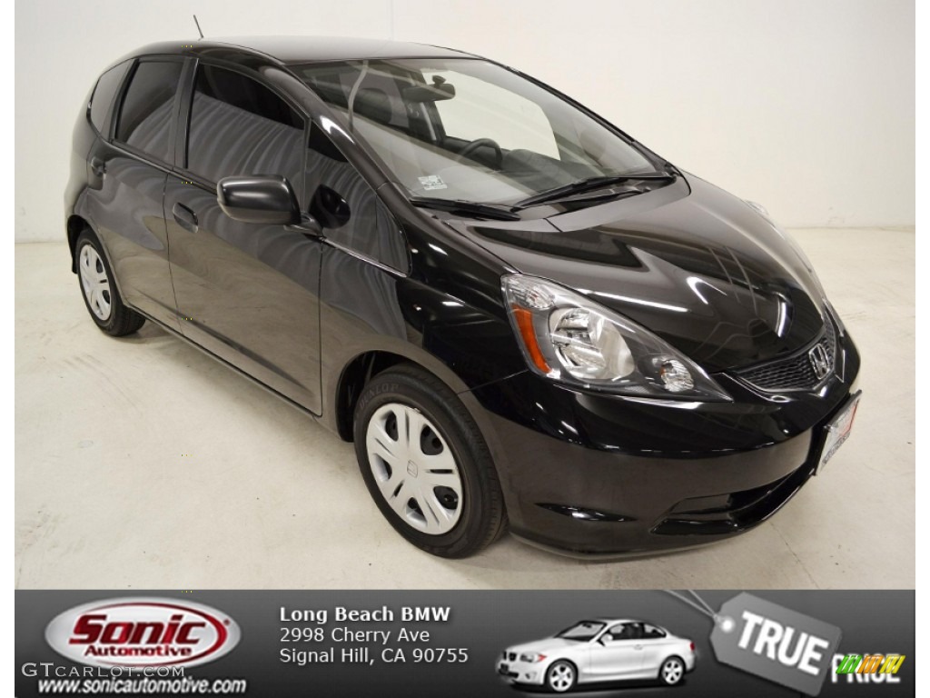 2011 Fit  - Crystal Black Pearl / Gray photo #1