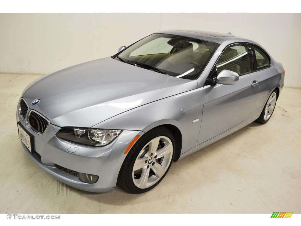 2010 3 Series 335i Coupe - Blue Water Metallic / Cream Beige photo #5