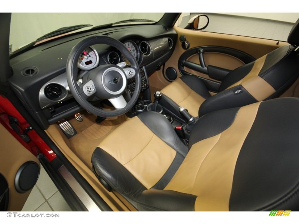 Cordoba Beige Interior 2005 Mini Cooper S Hardtop Photo #81123998
