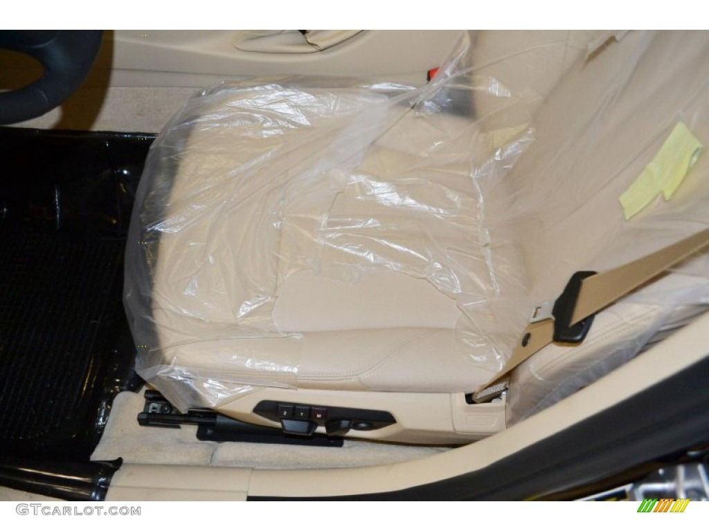 2013 3 Series 328i Sedan - Jet Black / Venetian Beige photo #7