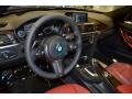 Coral Red/Black Prime Interior Photo for 2013 BMW 3 Series #81124856