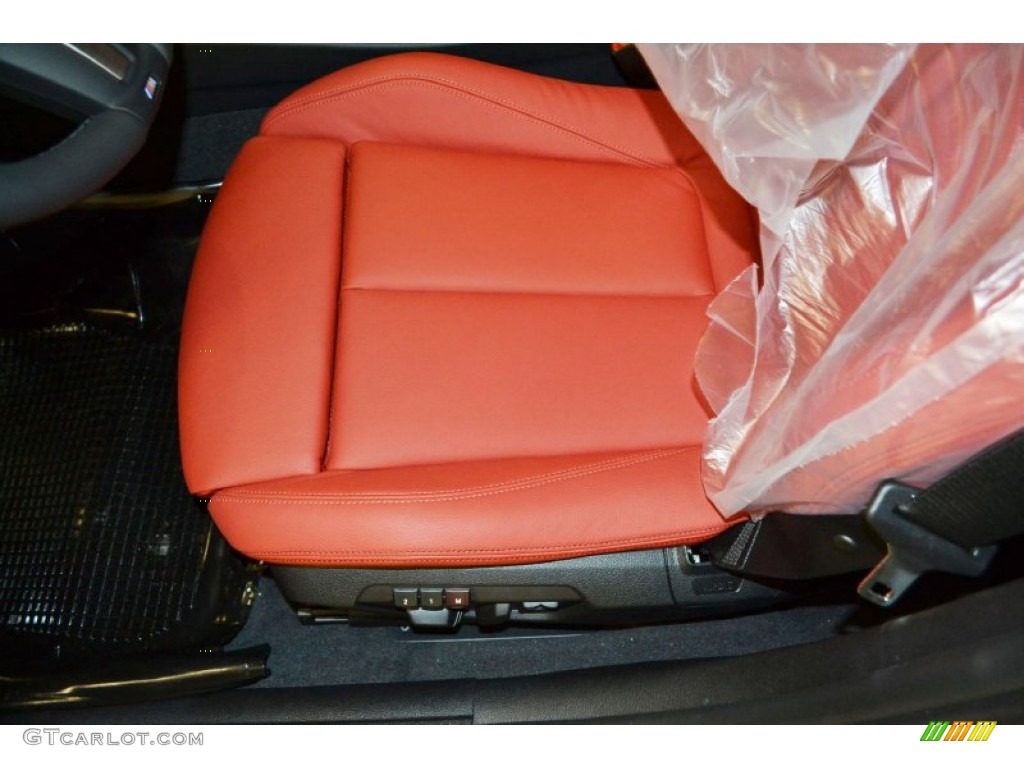 2013 3 Series 328i Sedan - Estoril Blue / Coral Red/Black photo #7