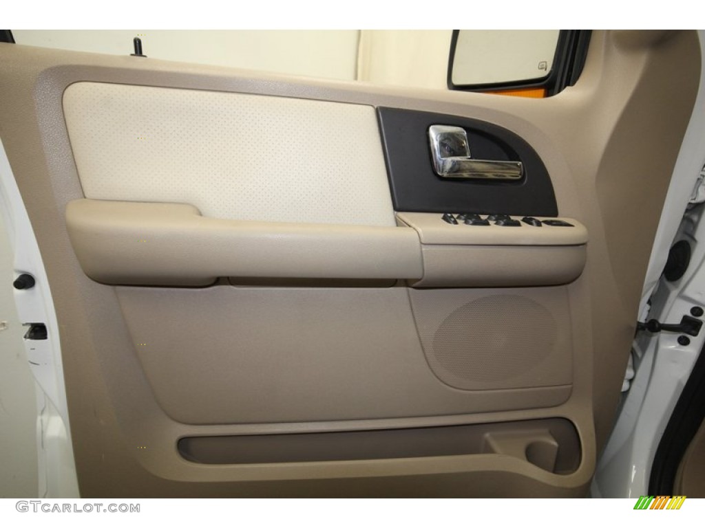 2005 Ford Expedition Eddie Bauer Medium Parchment Door Panel Photo #81124970