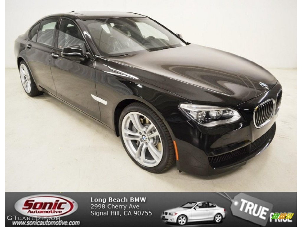 2013 7 Series 750i Sedan - Jet Black / Black photo #1