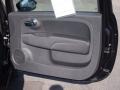 Tessuto Grigio/Nero (Grey/Black) 2012 Fiat 500 Pop Door Panel