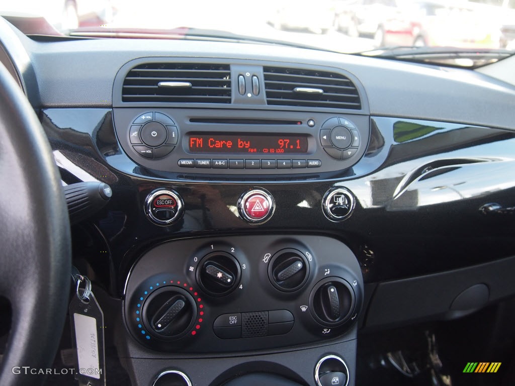 2012 Fiat 500 Pop Controls Photo #81125534