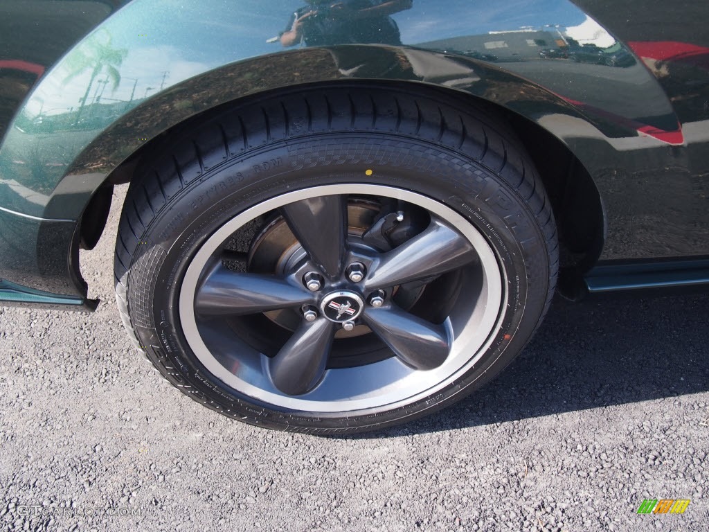 2008 Mustang Bullitt Coupe - Highland Green Metallic / Dark Charcoal photo #6