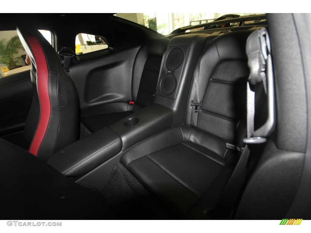 2013 Nissan GT-R Black Edition Rear Seat Photo #81125927