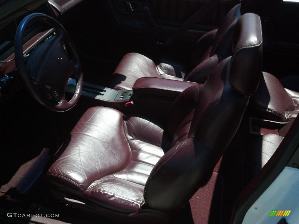 1994 Cutlass Supreme Convertible - Bright White / Burgundy photo #9