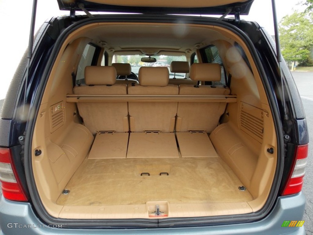 1999 ML 320 4Matic - Azure Blue Metallic / Sand photo #9