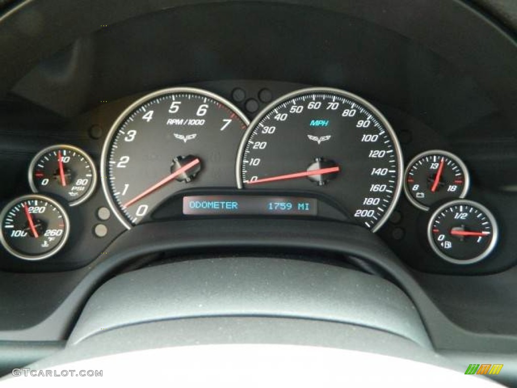 2012 Chevrolet Corvette Coupe Gauges Photo #81129036