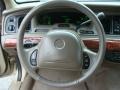 2000 Mercury Grand Marquis Medium Parchment Interior Steering Wheel Photo