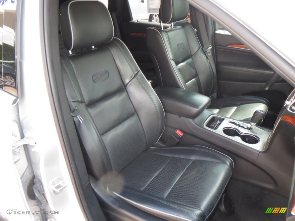 Black Interior 2011 Jeep Grand Cherokee Overland Photo #81129432