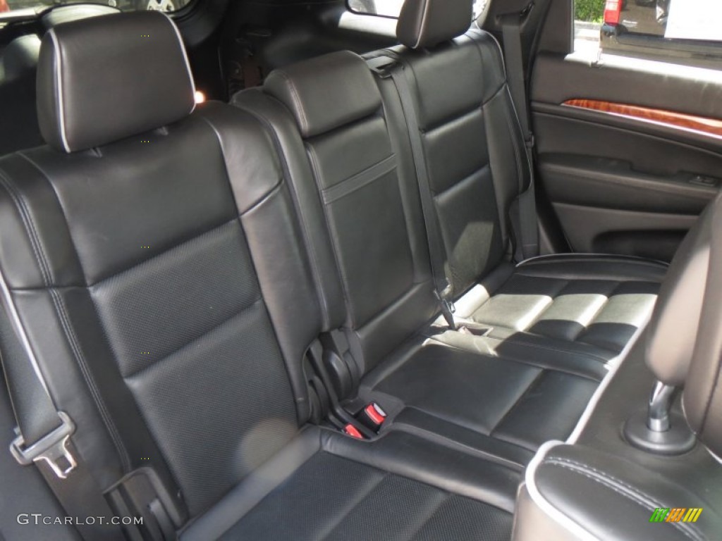 2011 Jeep Grand Cherokee Overland Rear Seat Photo #81129457